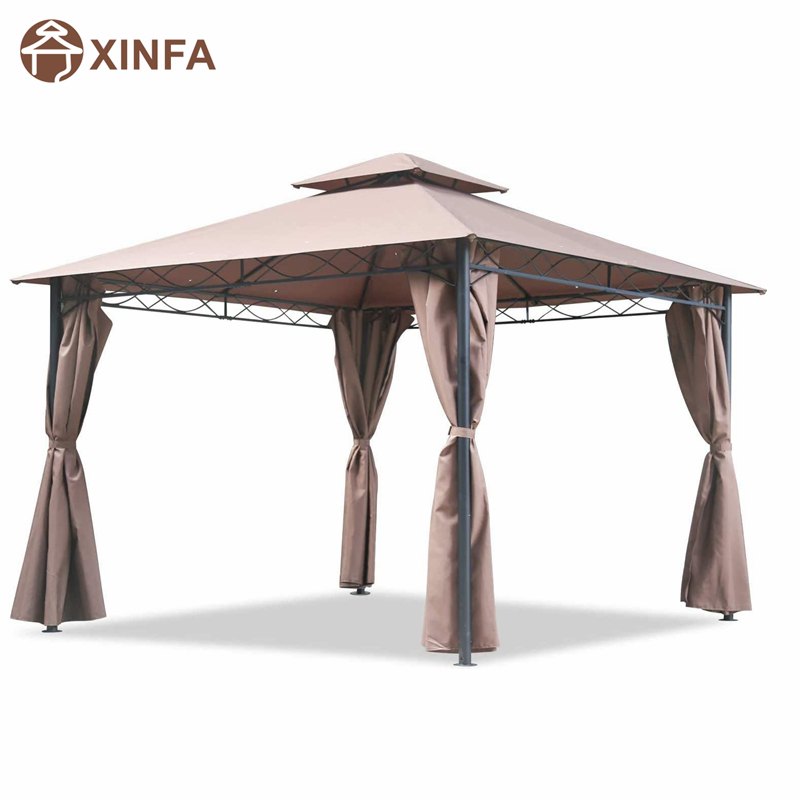 10 \\ 'x 13 \\' Gazebo Block Sun Shade Canopy, carpa impermeable con cortinas toldos de fiesta plegables portátiles