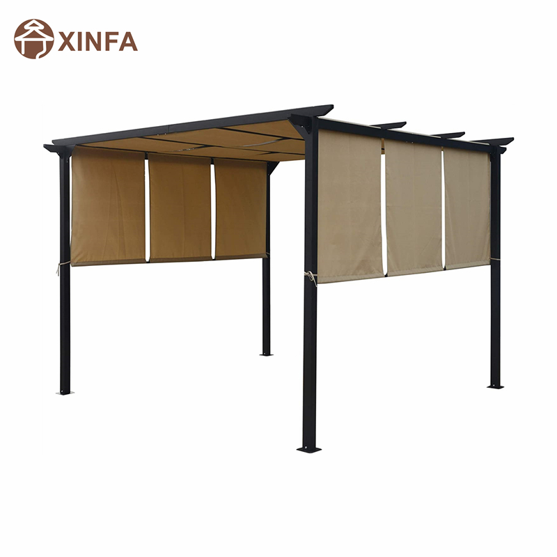 10 \\ 'x 10 \\' Al aire libre Ripola Gazebo carpa Home Dione acero al aire libre enmarcado, marrón