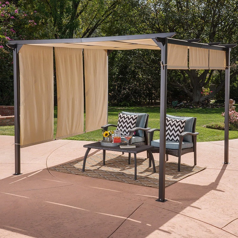 10 \\ 'x 10 \\' Al aire libre Ripola Gazebo carpa Home Dione acero al aire libre enmarcado, marrón