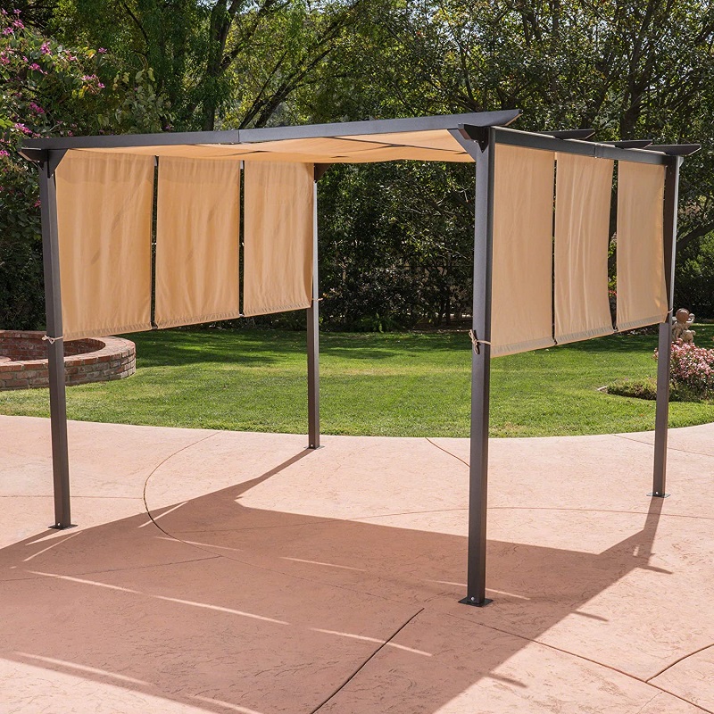 10 \\ 'x 10 \\' Al aire libre Ripola Gazebo carpa Home Dione acero al aire libre enmarcado, marrón
