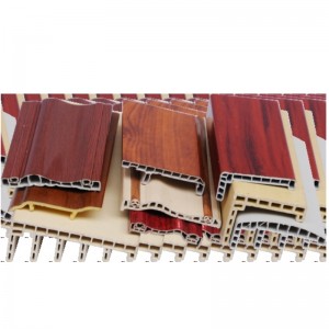 Serie de moldeo de madera de PVC