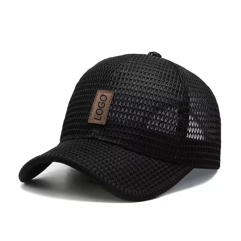 Malla de verano maldita forma de béisbol coreana coreana masculina ocio al aire libre protector solar sombrero de red