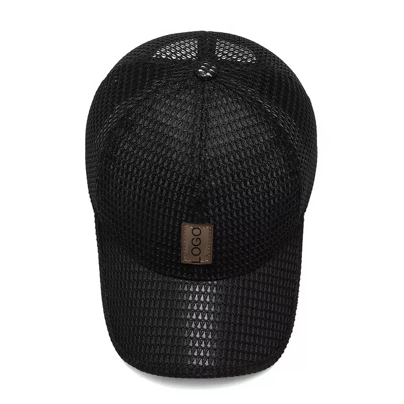 Malla de verano maldita forma de béisbol coreana coreana masculina ocio al aire libre protector solar sombrero de red