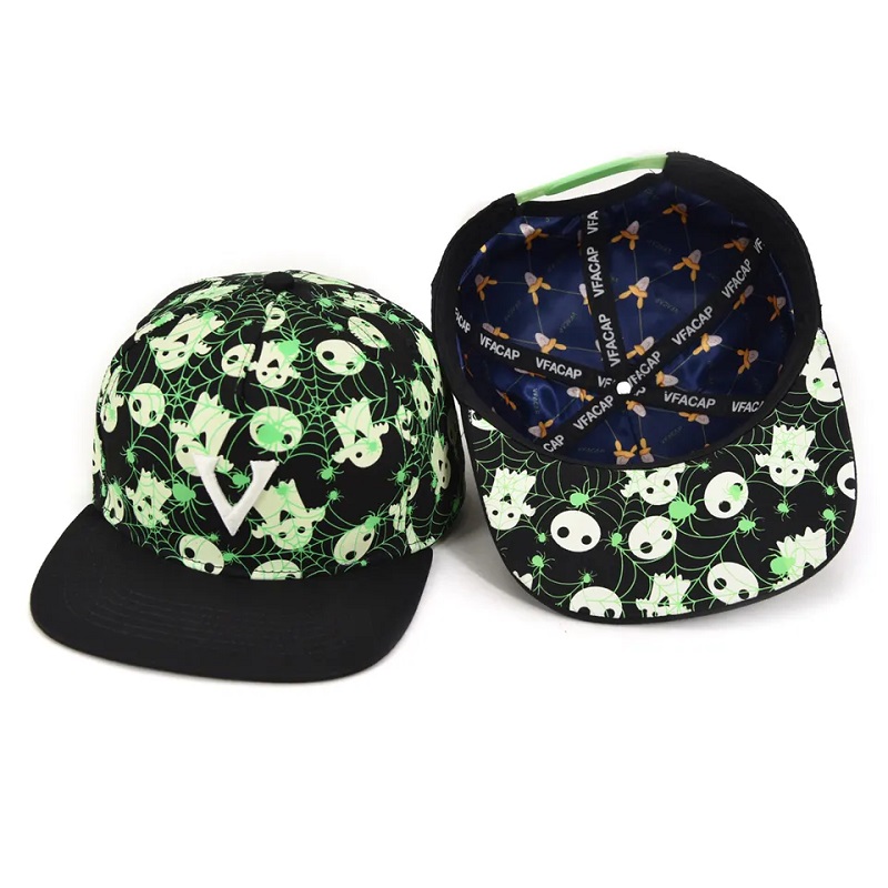 Fashion 5 panel Kids Sports Hats Personalización Logotipo bordado Snapback Sombra