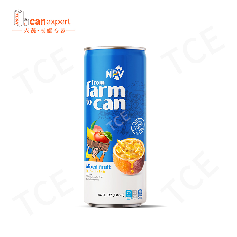 TCE Factory Supply Hot Selling Fruit Beverage Tin CAN