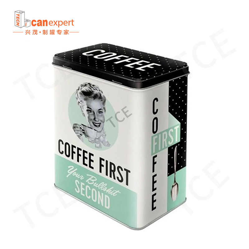 ETC-Custom Tin CAN FABRICANTES Mayoristas de lata cuadrada de lata de metal lata de metal Caja de muestra de té personalizado CAN