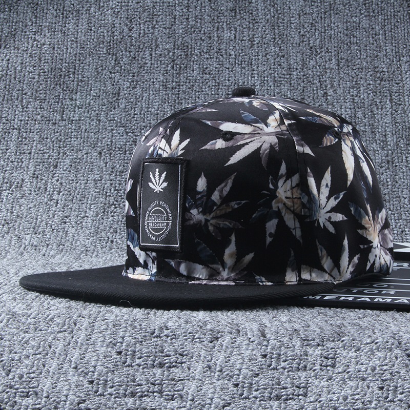 Curva de personalización de fábrica Borre plano 6 panel Capa de béisbol denylon denylon estilo hip hop