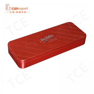 Contenedor de regalo de regalo de arte de alta calidad personalizado caja de caramelo Caja de chocolate Caja de metal Caja de metal de galletas