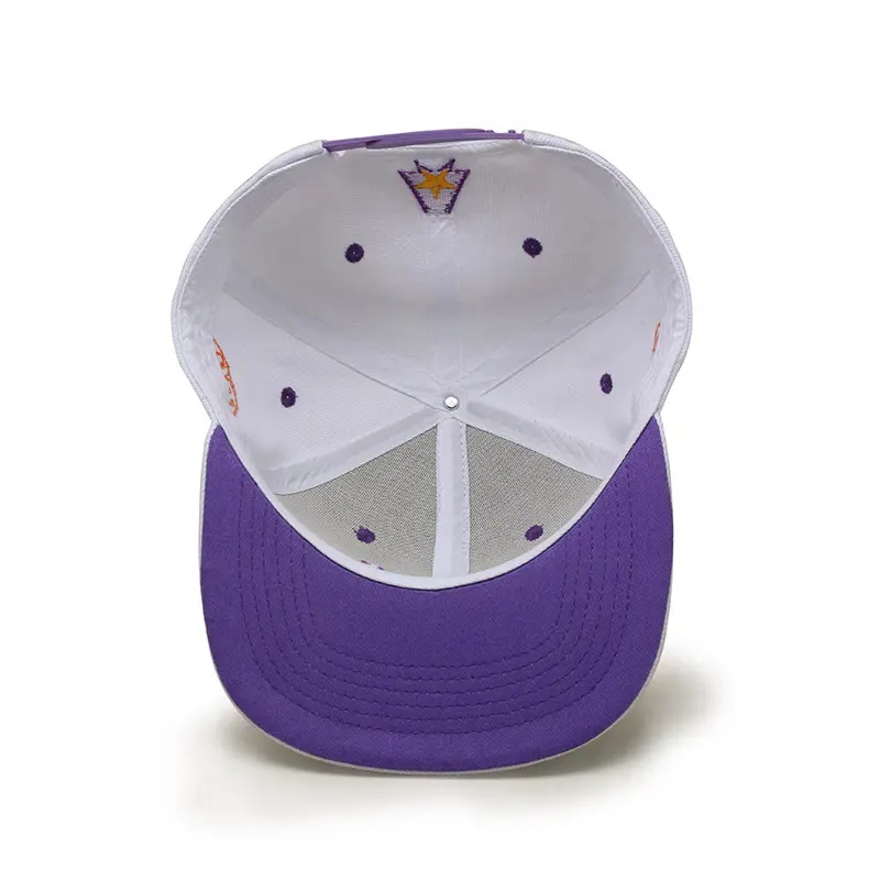 Bordado 3D barato para la tapa del panel de 5D Cap con la tapa de snapback personalizada