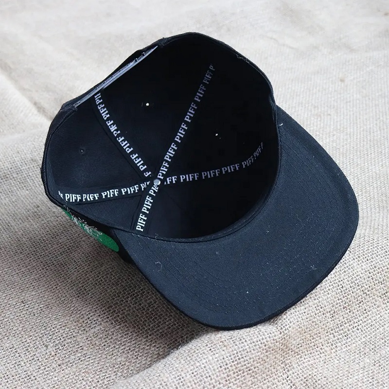 Cinco paneles Flat Bill Visor Classic Snapback Hat ajustable Ajustable Top Top Top de moda Tono de tono Snapback Gat Men Men