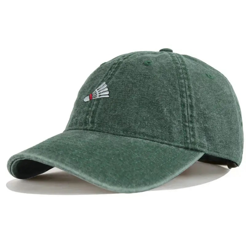 Bordado personalizado de mezclilla de mezclilla de mezclilla con el logotipo 6 gorras de camionero panel