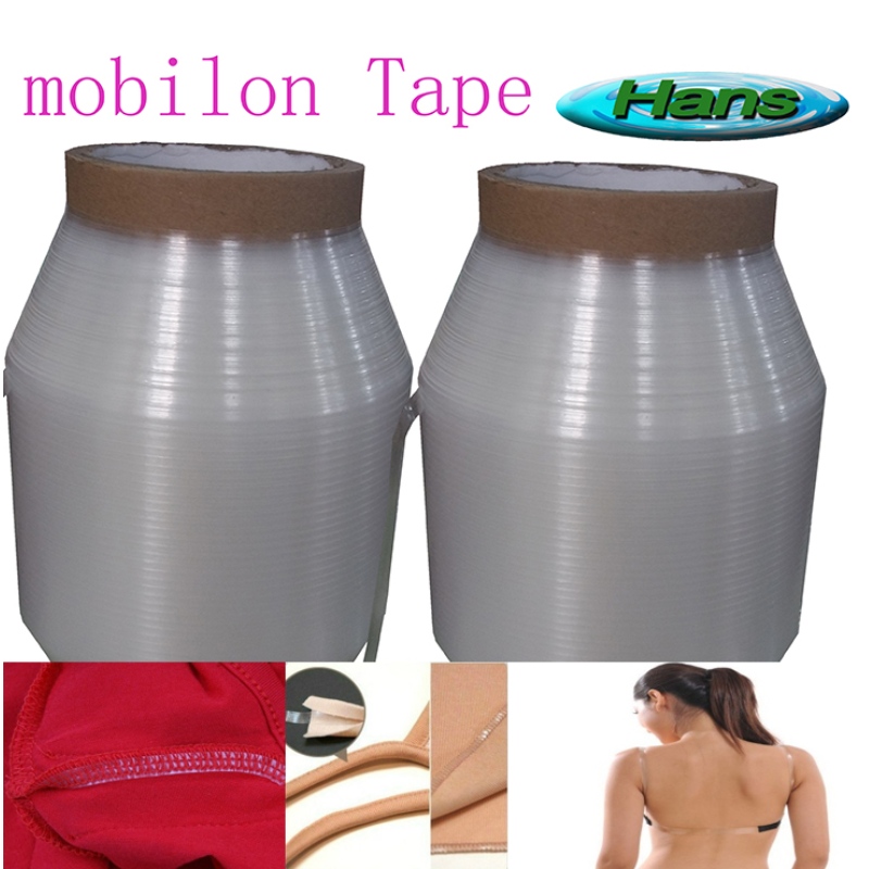 Cinta de mobilon elástica transparente de TPU en relieve