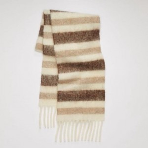 Bufanda de lana de tejido de tejido de lujo y mujer de lujo