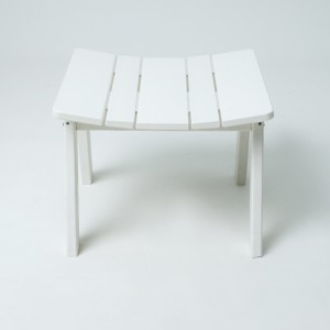 Mesa lateral de Adirondack con color con Withe