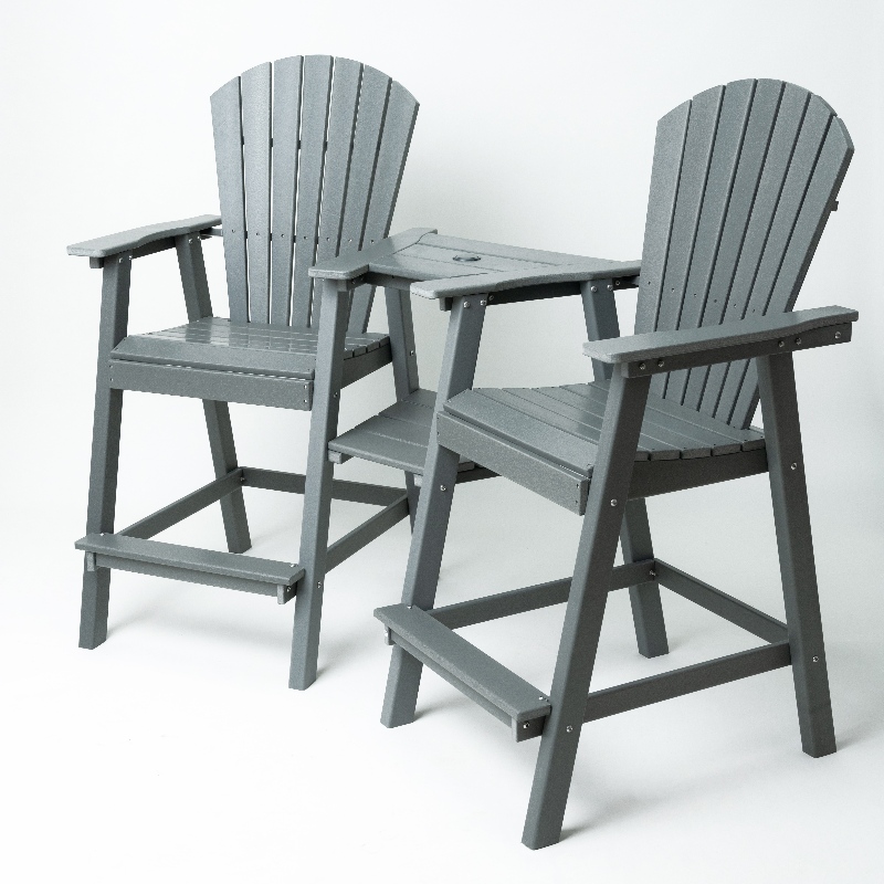 Silla de taburetes de bar adirondack de vivos a-eco