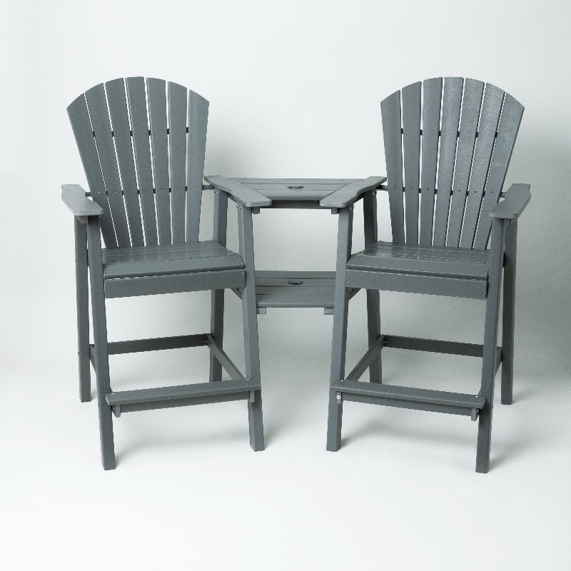 Silla de taburetes de bar adirondack de vivos a-eco