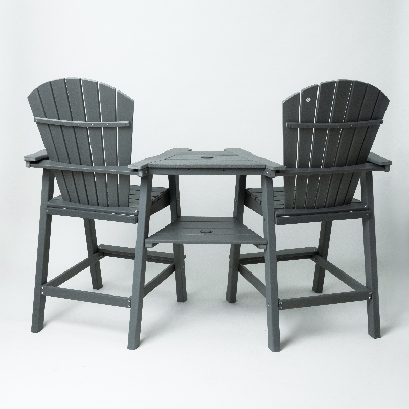 Silla de taburetes de bar adirondack de vivos a-eco