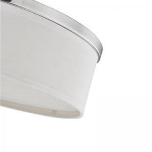 Lámpara de techo del hotel StayBridge Suites con acabado deníquel cepillado en la habitación y el corredor