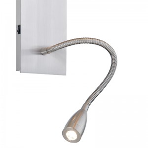 Hospitality Hotel Wall Donce con acabado deníquel cepillado y sombra de tela rectangular en la habitación típica del hotel