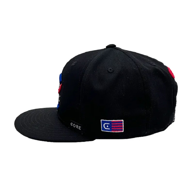 Nuevo E 5950 High Quality Classic Logotipo personalizado 6 Panel Snapback Caps Bordery Gatter