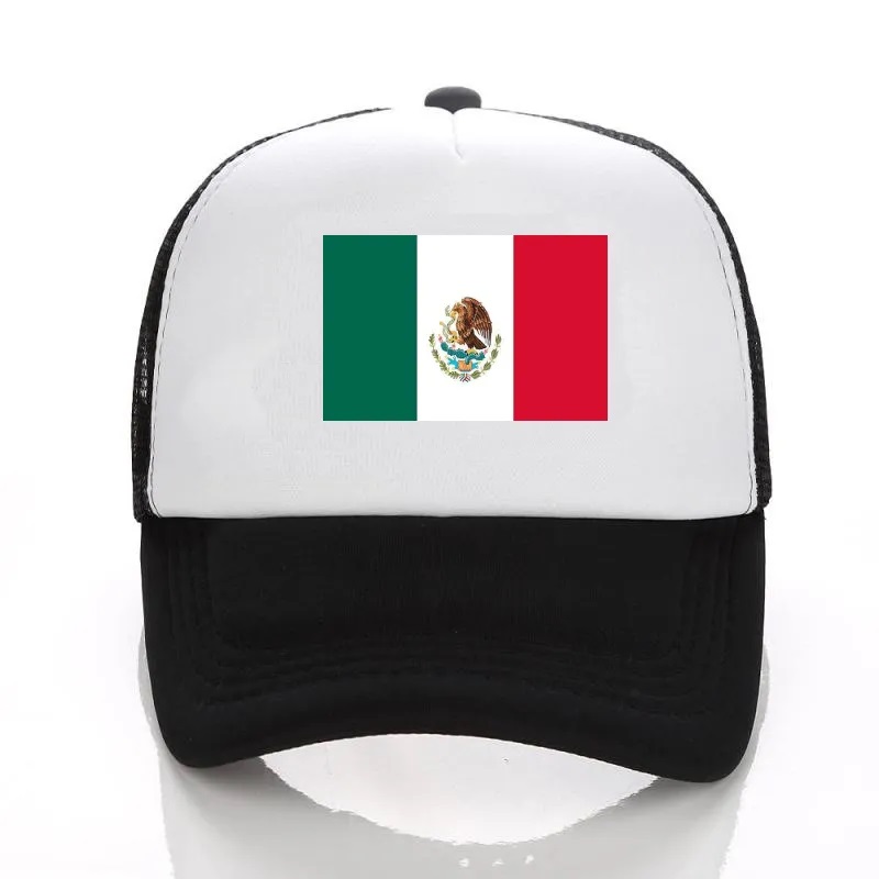 Capa de béisbol Bandera de la bandera de México Pad Dad Mujeres Hombres Snapback Fashion Hip Hop Viajes y ocio