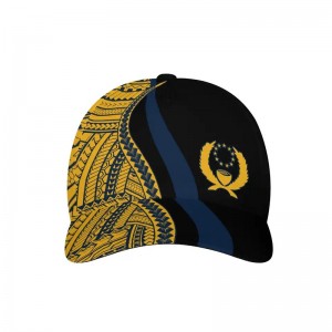 Nueva Micronesia Pohnpei Bandera impresa Capa de béisbol de béisbol Tattoo Sports Sports Caps ajustable Ajustable Unisex Unisex Outdoor Sombrero