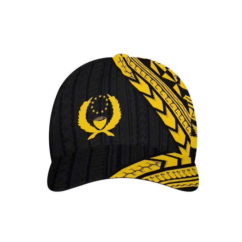 Nueva Micronesia Pohnpei Bandera impresa Capa de béisbol de béisbol Tattoo Sports Sports Caps ajustable Ajustable Unisex Unisex Outdoor Sombrero