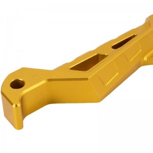 Piezas modificadas de CNC motocicleta trasero trasero pedal giratorio giratorio accesorios de motocicletas grandes personalización de procesamiento de piezas