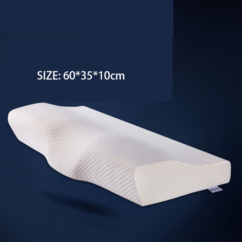 Almohada de espuma de memoria cervical en forma de mariposa