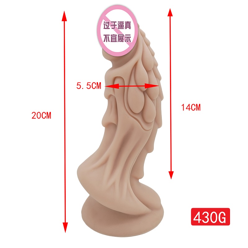 878 Adult Sex Toy Monster Expansion Anus en la vagina Silicona Simulación de masturbación