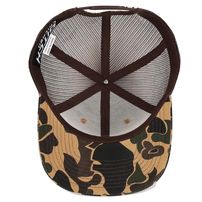 CAMO DE PATO CONSEJO CAMO Snapback Mesh Patch Logotipo 6 Panel Richardson 112 Campeón de camionero