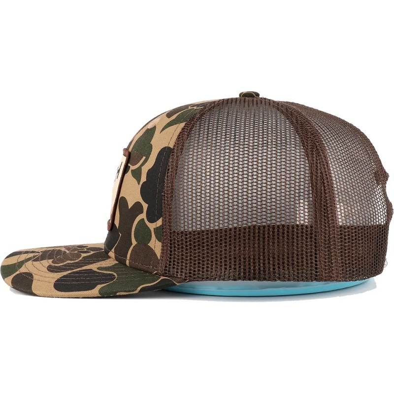 CAMO DE PATO CONSEJO CAMO Snapback Mesh Patch Logotipo 6 Panel Richardson 112 Campeón de camionero