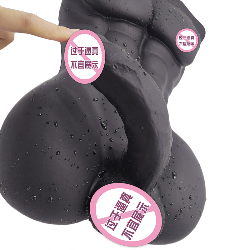 Enorme pene artificial juguetes sexuales grandes consoladores medio cuerpo muñecas sexuales para mujer