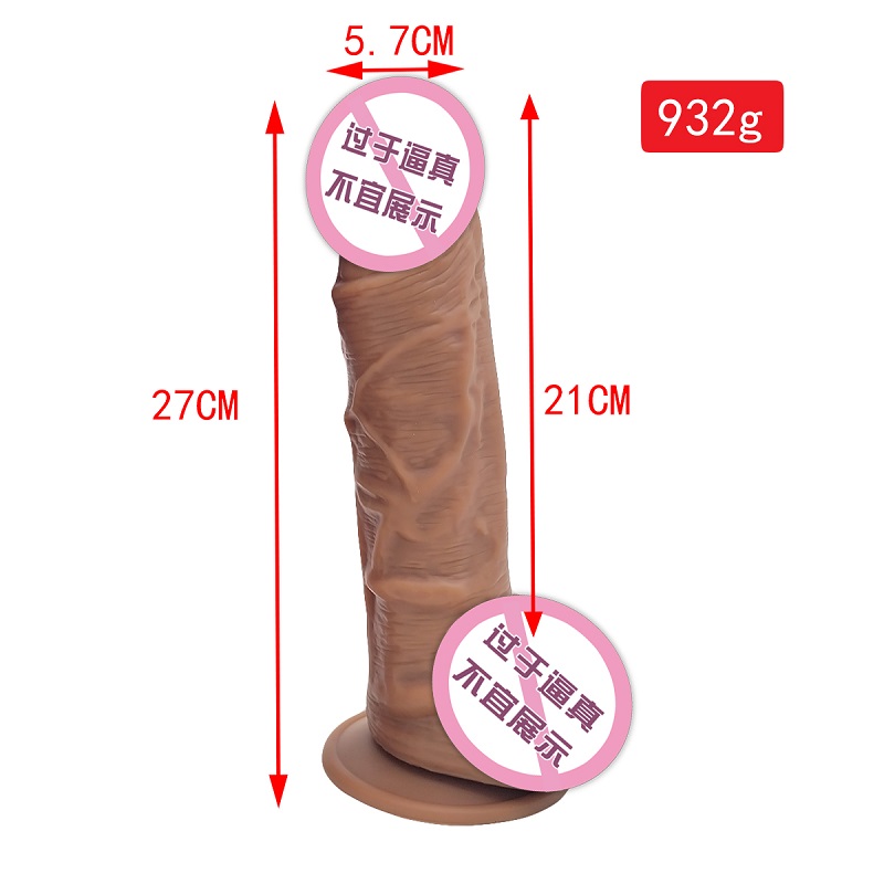 863 consolador realista consolador de silicona con taza de succión estimulación g-spot consolador juguetes sexuales anal para mujeres y pareja