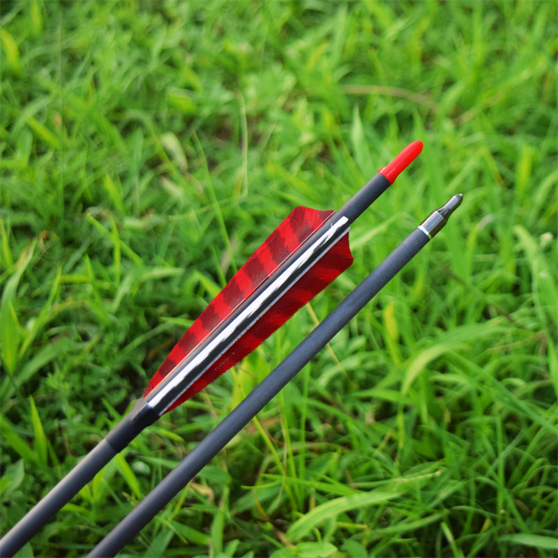 Flechas de carbono para disparos tradicionales de arco de arco