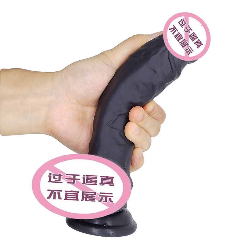 806 Aumento de pene empuje telescópico Cristal para Mujer Pene perro enorme consolador anal