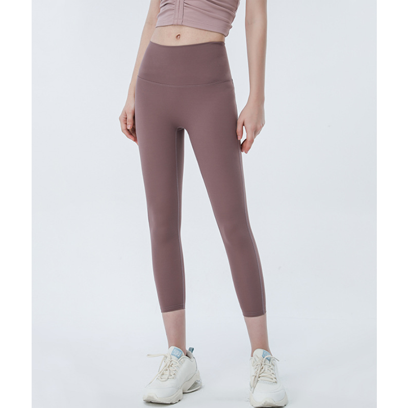 Pantalones de yoga de bolsillo de levantamiento de glúteos sin costura