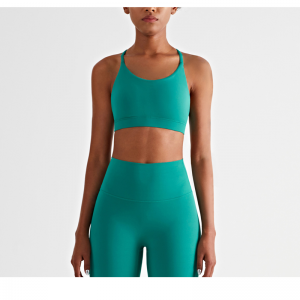 Triángulo Back recolecte el sujetador deportivo elástico