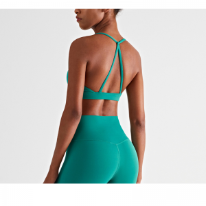 Triángulo Back recolecte el sujetador deportivo elástico