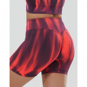 Juego de yoga sin costura de gradiente seco rápido