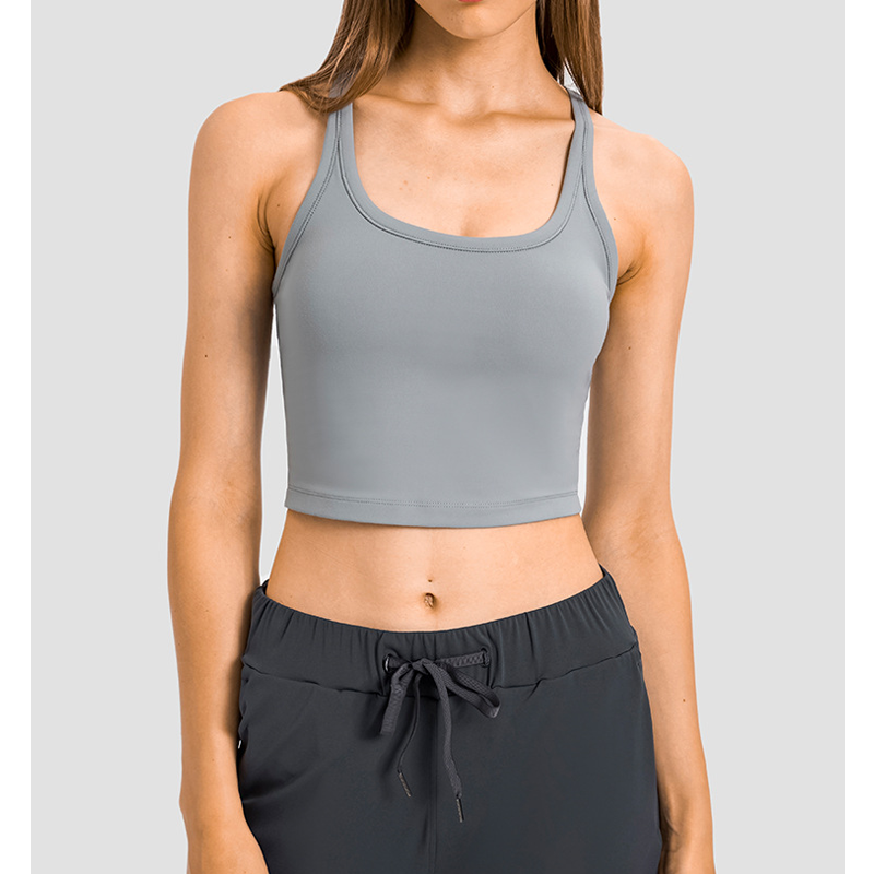 Chaleco de yoga acolchado en forma de U