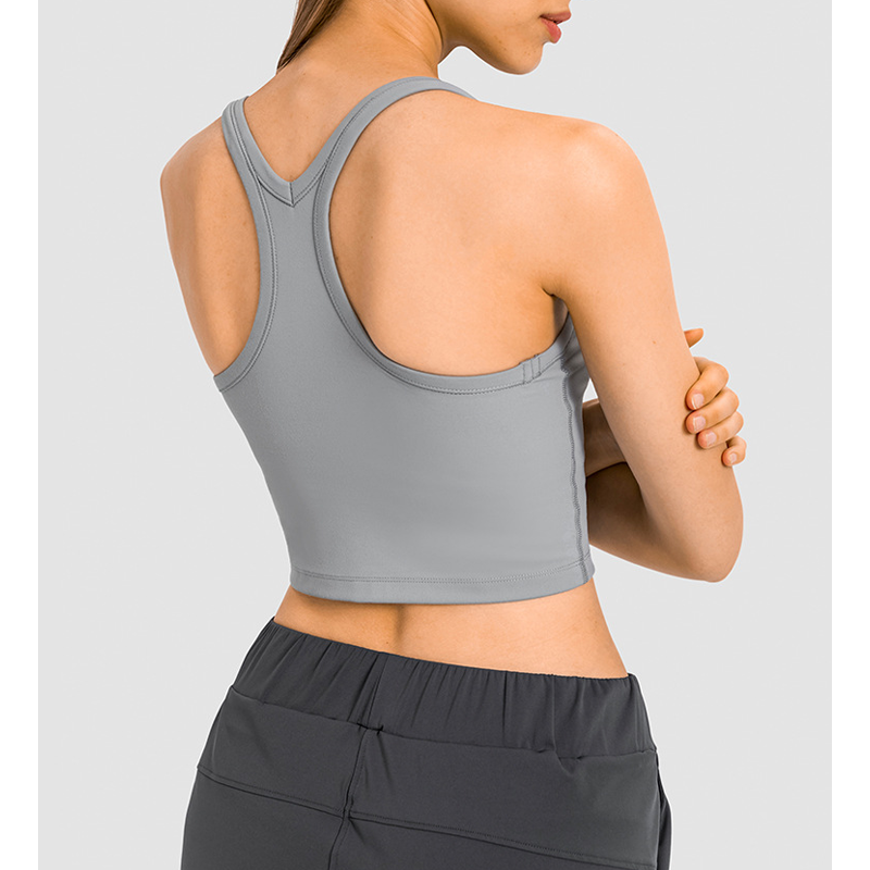Chaleco de yoga acolchado en forma de U