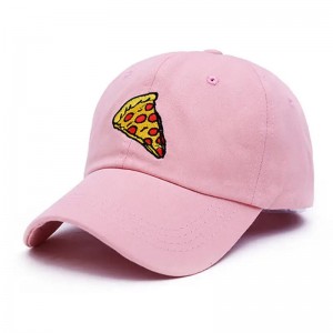nuevo bordado de pizza para papá camionero de algodón para mujeres, tamaño de béisbol, talla de béisbol, deportes para el sol