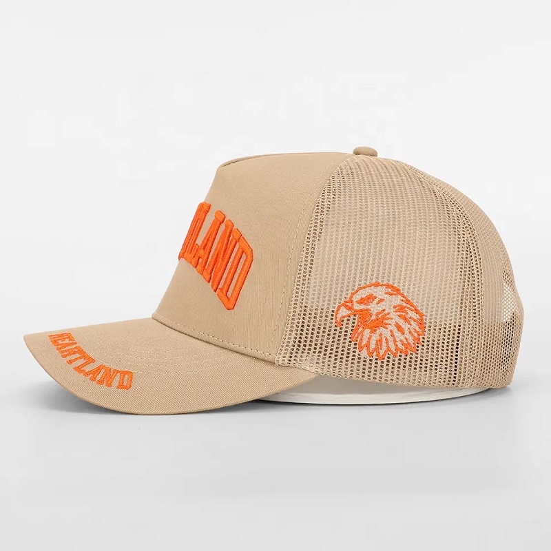 Capa de béisbol de malla de bordado de algodón de alta calidad personalizada de alta calidad de alta calidad, gorro de camionero de Sports Sports, clásico