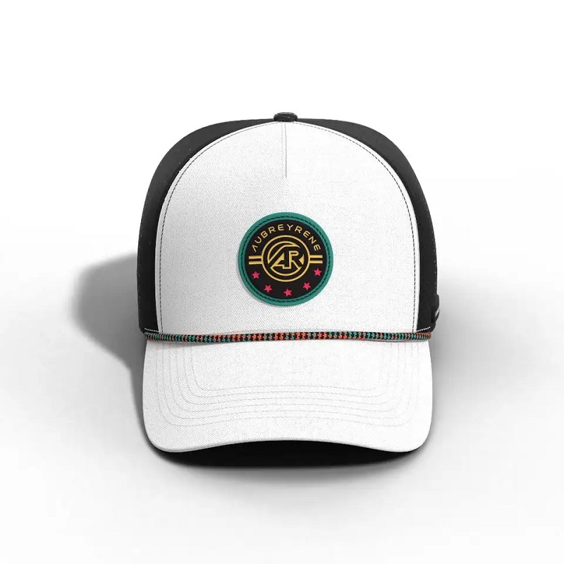 Nuevo diseño de moda Camión camionero Patch personalizado Aprendible 5 paneles Capilla de béisbol de borde curvo con cuerda