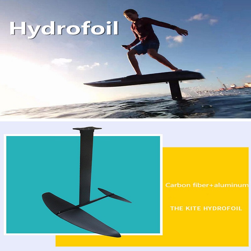 Nuevo diseño material de fibra de carbono sup/windsurf/kite tablero de aluminio hidrofoil para la venta