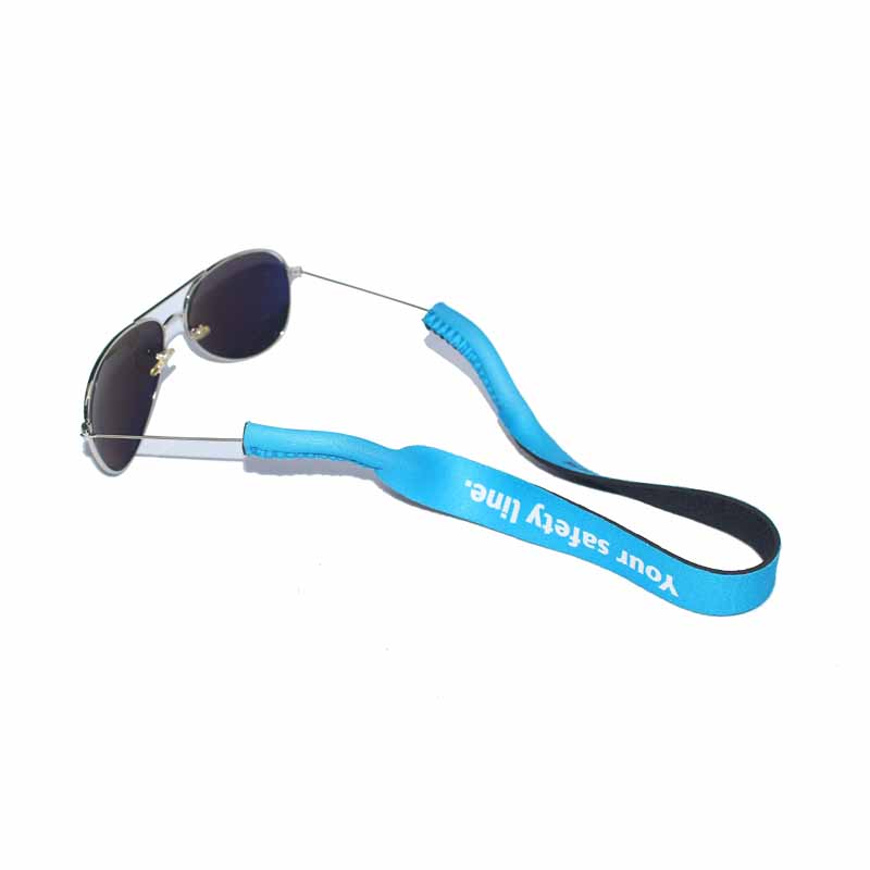 Cordón personalizado de cable de cordón personalizado de alta calidad Gafas de sol deneopreno Correa
