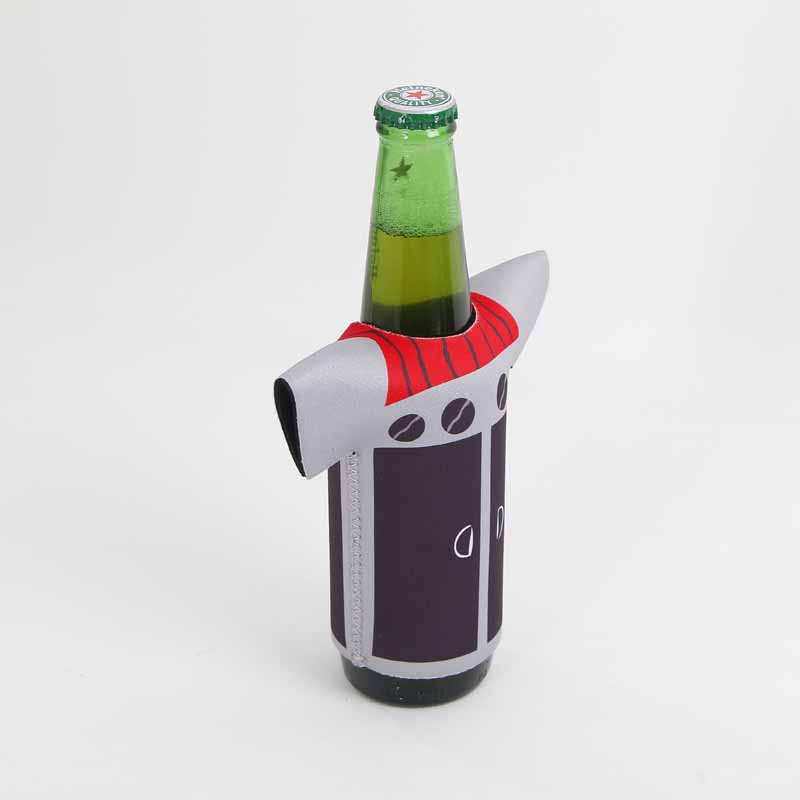 Chaquetas de impresión de alta calidad al por mayor lata de cerveza de alcoholneopreno cubierta de soporte de manga de botella