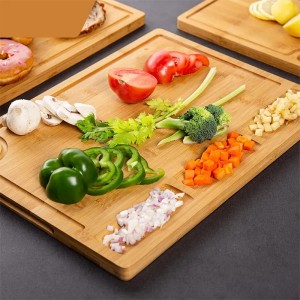 Tabla de corte de bambú