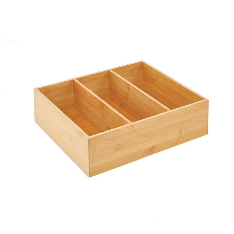 Gabinete de cocina de caja de almacenamiento de bambú